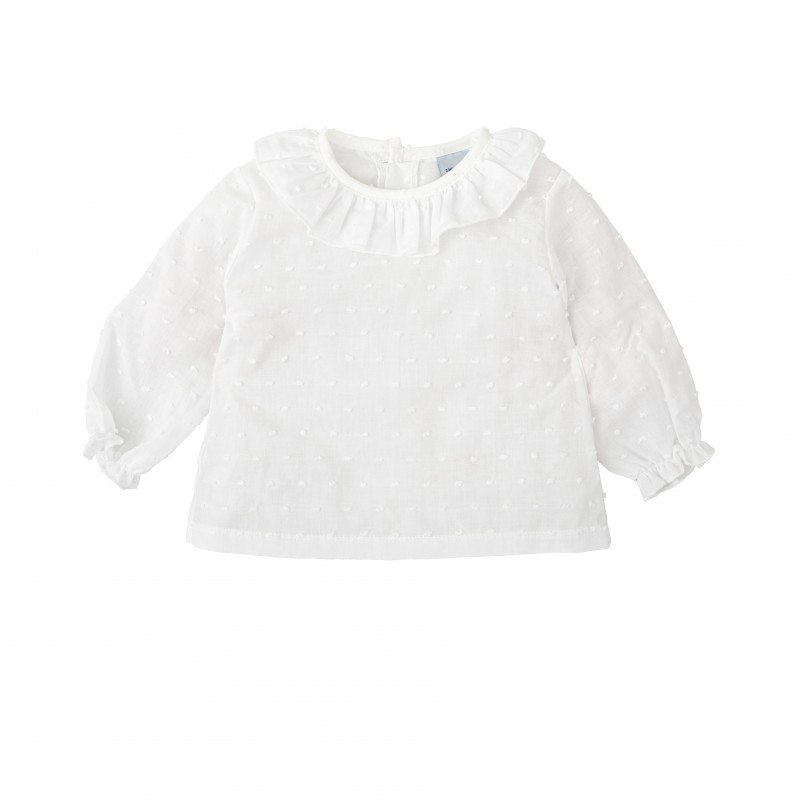 CAMISA PLUMETTI C/VOLANTE M/L
