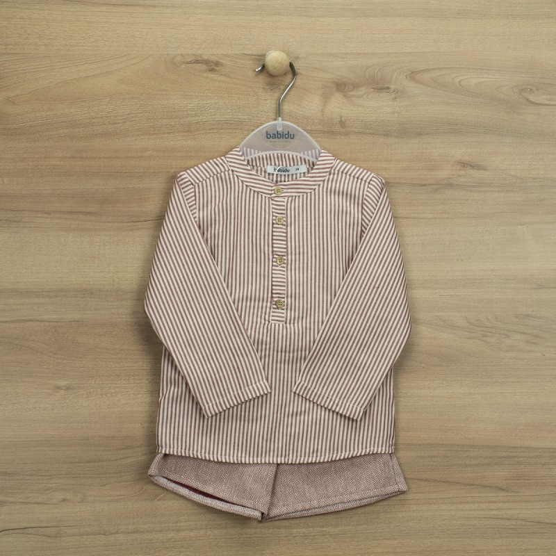 MAO COLLAR SHIRT SET FUSION